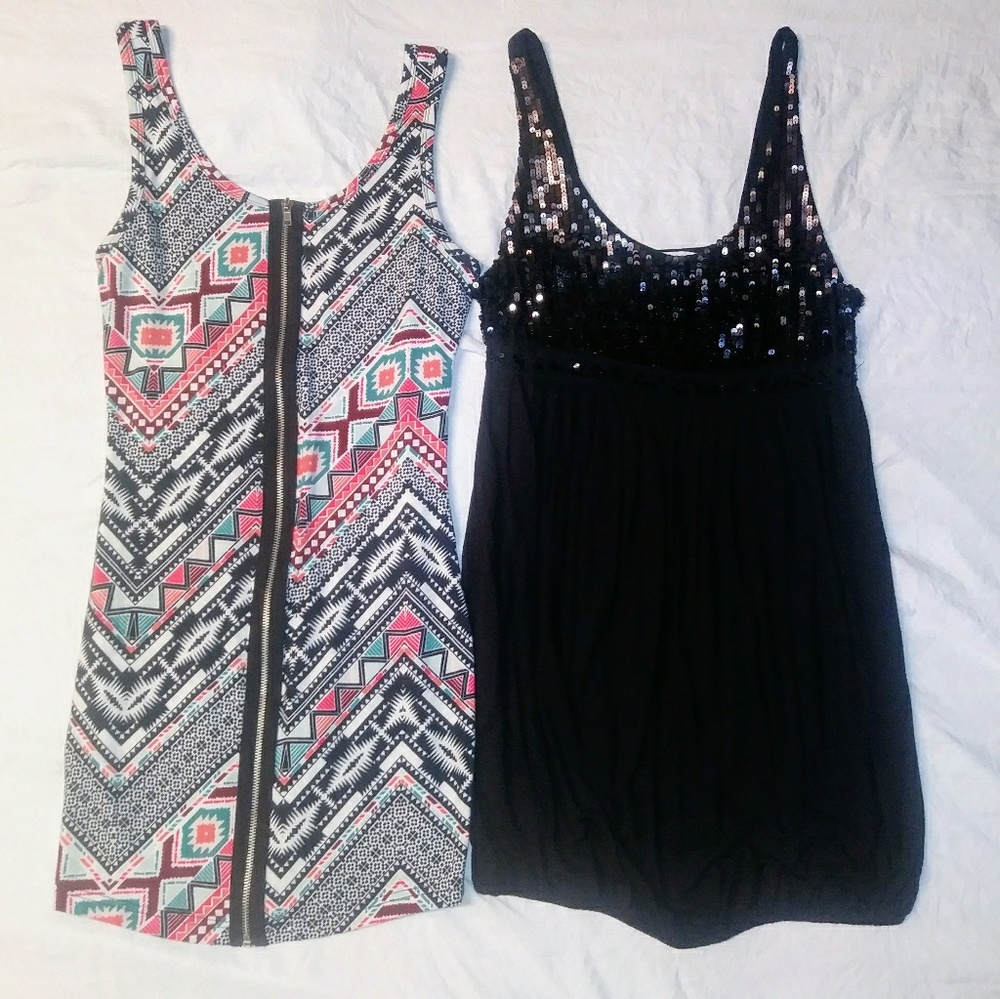 2 Charlotte Russes Dresses EUC Sleeveless Dress